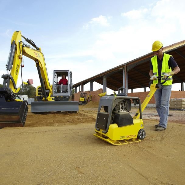 Wacker Neuson DPU3050He – placă compactoare reversibilă 30 kN, motor Hatz 1B30 diesel (5 kW), pornire electrică - imagine 3