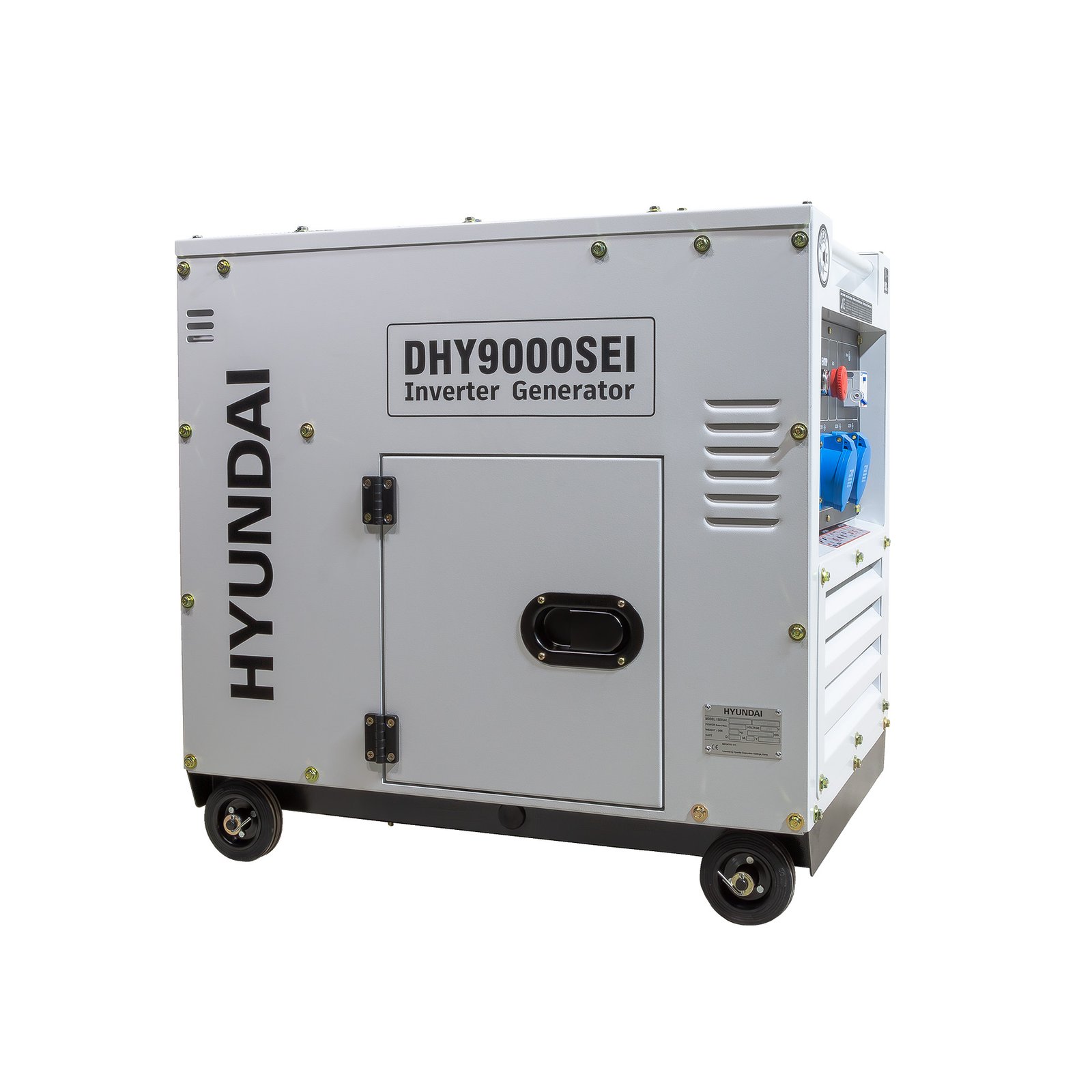 Generator de curent inverter monofazat cu motor diesel Hyundai DHY-9000SEi