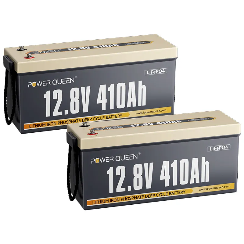 Baterie litiu Power Queen 12V 410Ah LiFePO4, BMS 250A, 5248Wh, autonomie extremă - imagine 3
