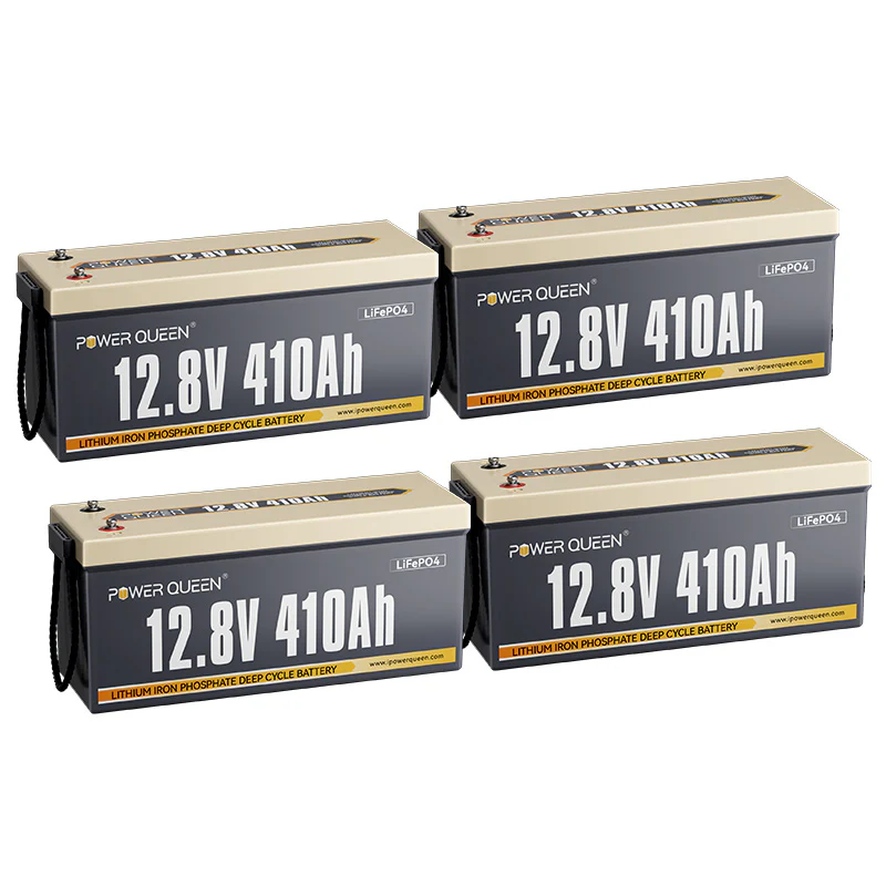 Baterie litiu Power Queen 12V 410Ah LiFePO4, BMS 250A, 5248Wh, autonomie extremă - imagine 2