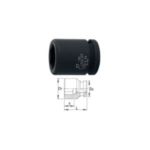 Cap cheie tubulara de impact Unior 232/4 6p_27, 3/4", 27 mm, 603985