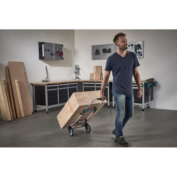Carucior transport marfa pliabil Wolfcraft TS 600 5505000, sarcina maxima 70 kg