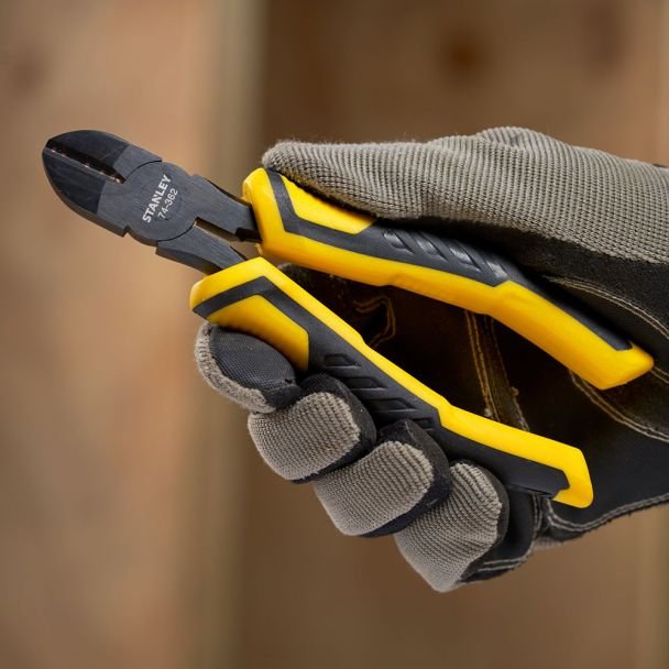 Cleste cu taiere diagonala Stanley STHT0-74455, 180 mm, Dynagrip