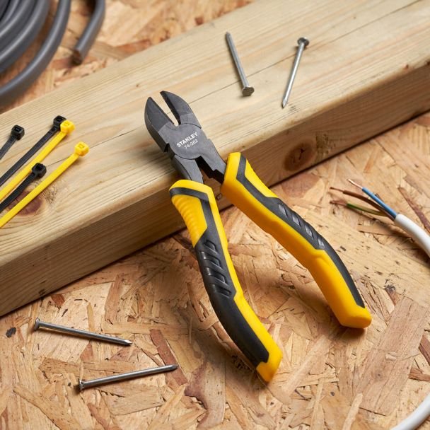 Cleste cu taiere diagonala Stanley STHT0-74455, 180 mm, Dynagrip
