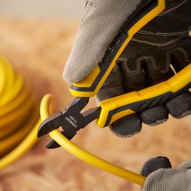 Cleste cu taiere diagonala Stanley STHT0-74455, 180 mm, Dynagrip