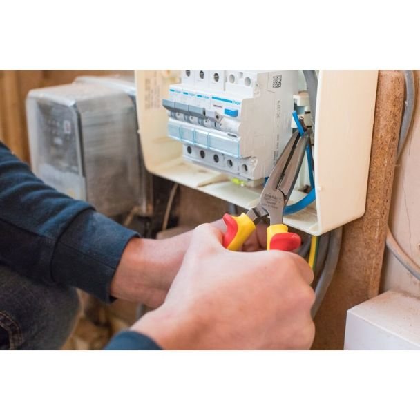 Cleste cu varf bont VDE Stanley Fatmax 0-84-008, 200 mm, 1000 V