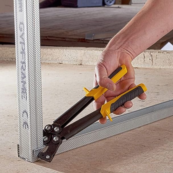 Cleste de sertizat profile pentru gipscarton Stanley 15-261, 370 mm