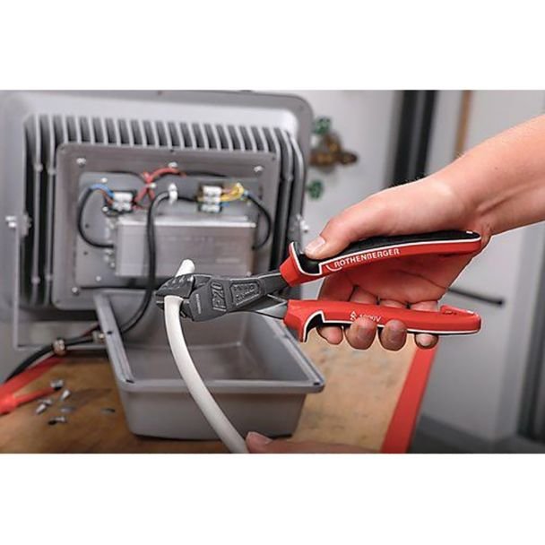 Cleste electrician taiere cabluri Rothenberger 1500003166, 200 mm, 1000 V