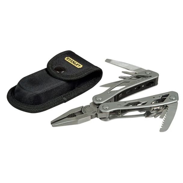 Cleste multifunctional 12 in 1 Stanley 0-84-519, in toc textil cu agatatoare pentru curea