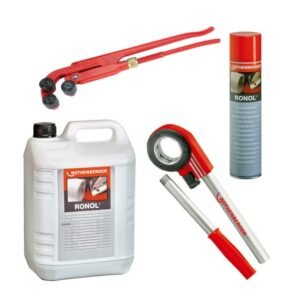 Clichet cu maner pentru filiere Rothenberger 70840x, 1/4-1.1/4''