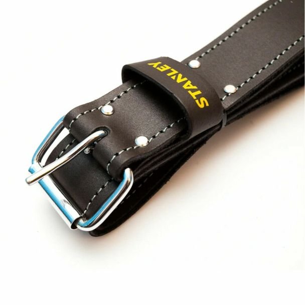 Curea din piele Stanley STST1-80119, maro inchis, 130 x 2.5 x 6.5 cm