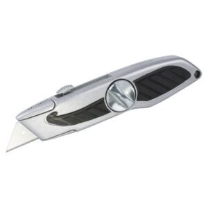 Cutter standard cu lame trapezoidale Wolfcraft 4133000, carcasa din metal cu aplicatii de cauciuc