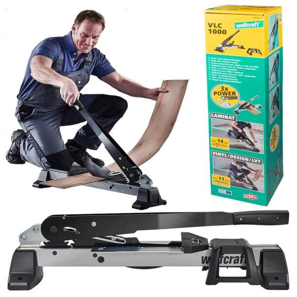 Dispozitiv de taiere vinil si parchet laminat Wolfcraft 6940000, VLC 1000, 370 mm
