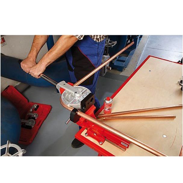 Dispozitiv manuale pentru indoit tevi din cupru sau inox tras pana la 180 grd Rothenberger 24505, Robend H+W Plus, 15 - 22 mm