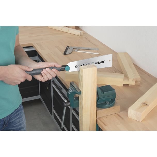 Fierastrau japonez Wolfcraft 6951000, 240 mm, 8 / 17 TPI