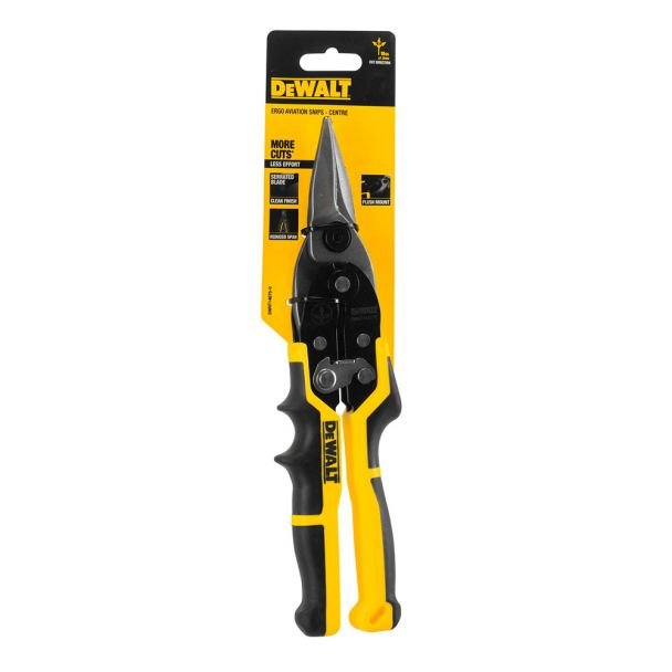 Foarfeca Ergo pentru tabla Dewalt DWHT14675-0, taietura dreapta