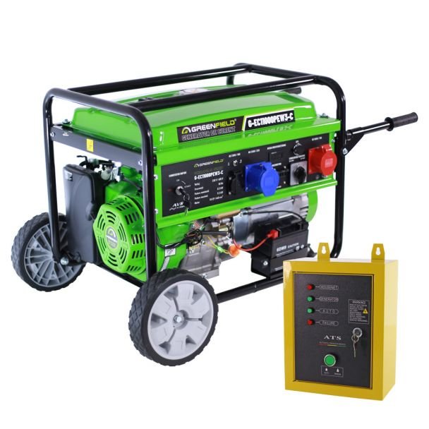 Greenfield G-EC11000PEW3-C+ATS_11000 – generator benzină 9,2 kVA 400/230 V cu ATS
