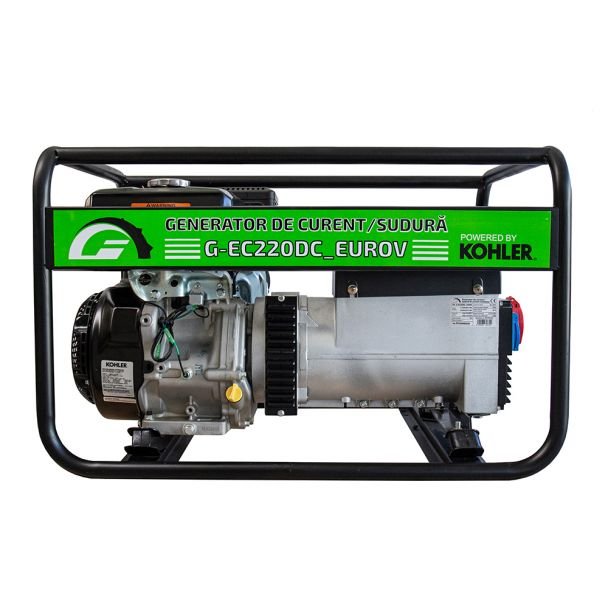 GreenField G-EC220DC EUROV – generator de curent și sudură trifazat 6,1 kVA, 220 A - imagine 2