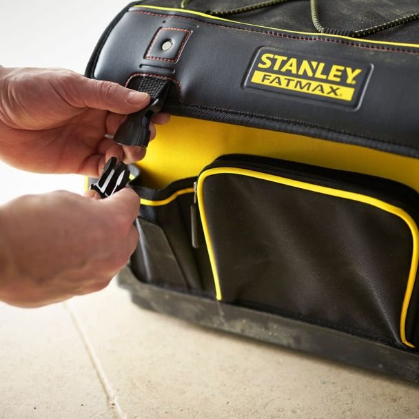 Geanta textila cu maner metalic Stanley Fatmax 1-79-213, 49 x 28 x 31 cm