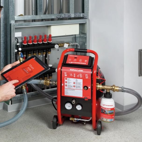 Instalatie pentru curatarea tevilor Rothenberger ROPULS eDM, 230V, max 7 bari, max 5 mc/h