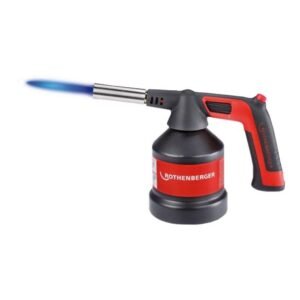 Lampa de gaz ergonomica pentru lipiri moi Rothenberger 1000002358, Roflame 4 Piezo, 22 mm