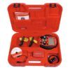 Manifold digital ROCOOL 600 Rothenberger 1000000572, -1 - 60 bar, 4 x 1/4" SAE, Red Box, Dataviewer, valiza transport