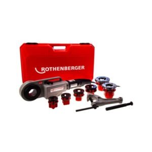 Masina de filetat electrica Rothenberger Supertronic 2000-Set, 1010 W, cu 6 capete de filetat BSPT R 1/2" - 2"