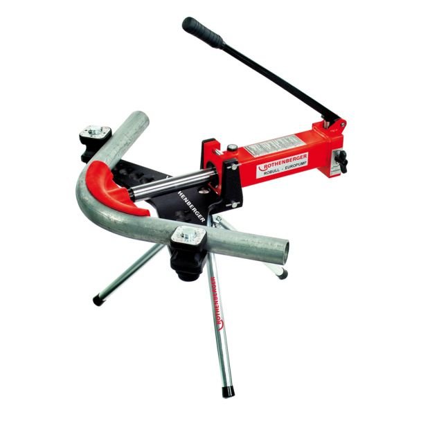 Masina hidraulica pentru indoit tevi Rothenberger ROBULL Type E, actionare manuala, deschisa, cu accesorii 3/8"-2"