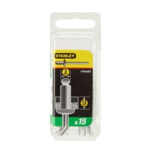 Nituri din aluminiu Stanley 1-PAA48T, 3x12.5 mm, pachet 15 buc