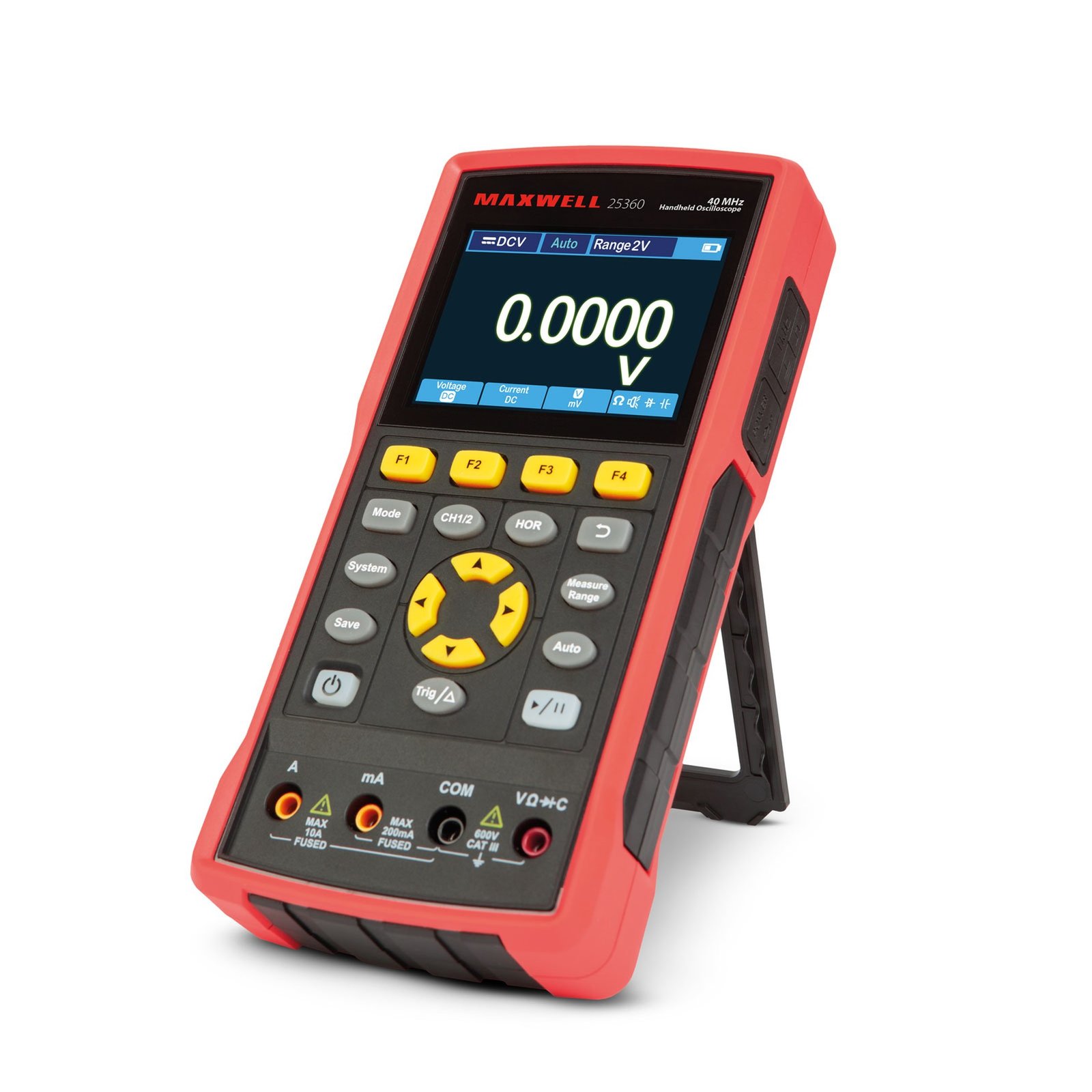 Osciloscop portabil - cu acumulator - ecran LCD color 3.5" - AC/DC