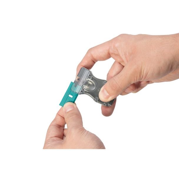 Razuitor cu lama de plastic Wolfcraft 4287000, pentru suprafete sensibile