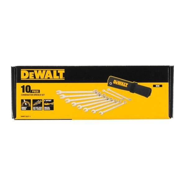 Set 10 chei combinate Dewalt DWMT19227-1, 10 - 19 mm
