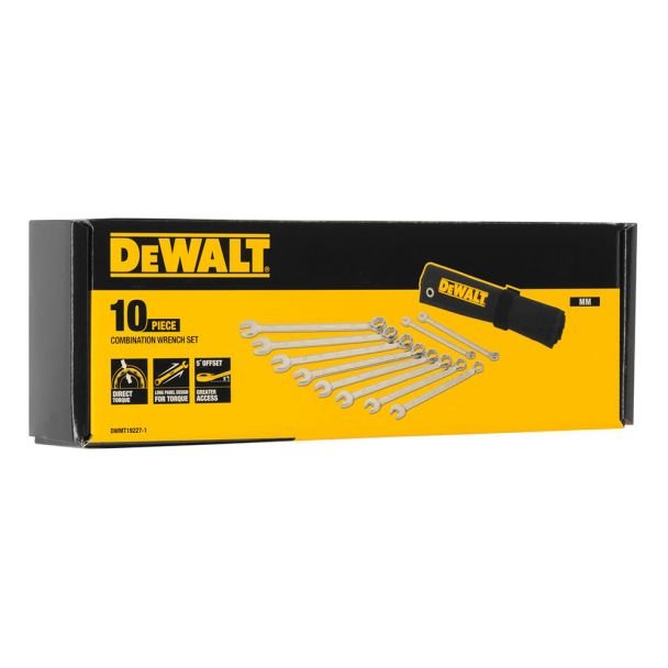 Set 10 chei combinate Dewalt DWMT19227-1, 10 - 19 mm