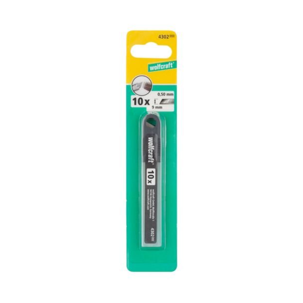 Set 10 lame detasabile Wolfcraft 4302000, 13 segmente, latime 9 mm