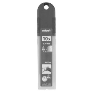 Set 10 lame detasabile Wolfcraft 4312000, profi 7 segmente, inaltime lama 25 mm, grosime lama 0, 7 mm