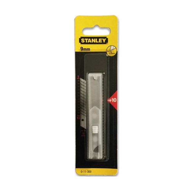 Set 10 lame segmentate de 9 mm Stanley 0-11-300