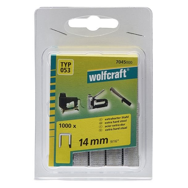 Set 1000 capse plate Wolfcraft 7045000, tip 053, 4 mm, varf D