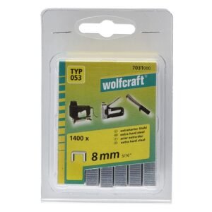 Set 1400 capse plate Wolfcraft 7031000, tip 053, 8 mm, blister dublu
