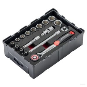 Set 17 piese tubulare clichet Rothenberger 1000002180, Robox, 1/4''