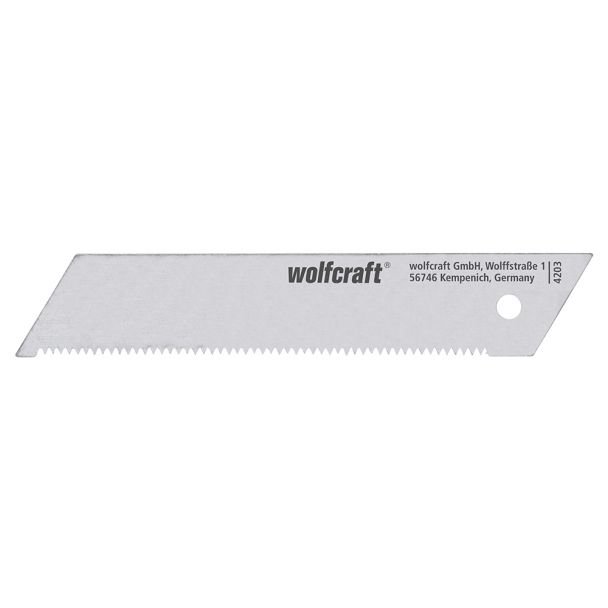 Set 2 lame tip fierastrau Wolfcraft 4203000, inaltime lama 25 mm