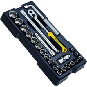 Set 23 piese insurubare Stanley STMT1-74726, antrenoare si accesorii 1/2" in modul pentru sertare