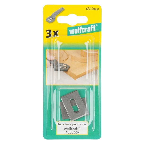 Set 3 lame de schimb Wolfcraft 4310000