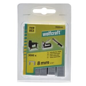 Set 3000 capse plate Wolfcraft 7032000, tip 053, 8 mm, blister dublu