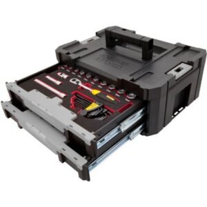 Set 38 piese insurubare Stanley FATMAX FMHT0-74296, antrenoare si accesorii 3/8" in insert pentru cutie TSTAK
