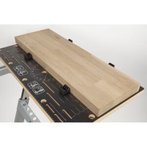 Set 4 bacuri de fixare Wolfcraft 6172000, pentru mese/bancuri de lucru