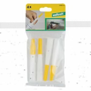 Set 4 varfuri de cartus cu capac de inchidere Wolfcraft 4365000