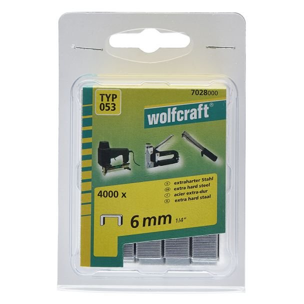 Set 4000 capse plate Wolfcraft 7028000, tip 053, 6 mm blister dublu