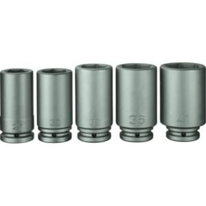 Set 5 chei tubulare impact Fein 62405323020, 3/4", 27 - 41mm