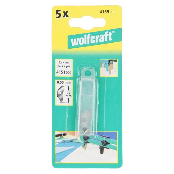 Set 5 lame de rezerva Wolfcraft 4169000