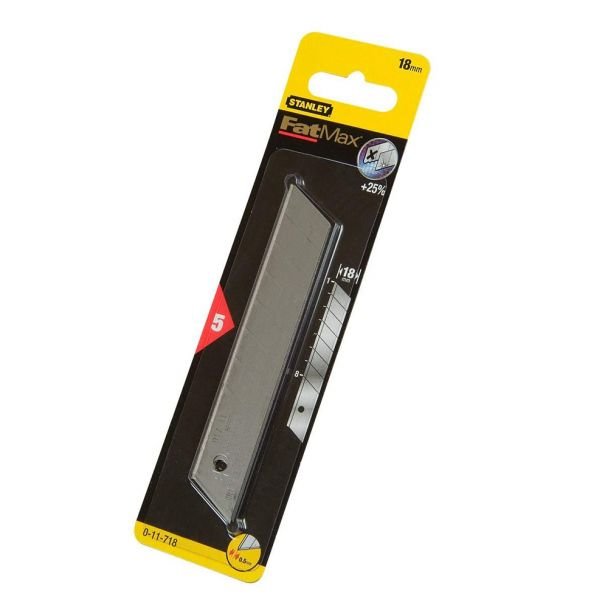 Set 5 lame segmentate Stanley Fatmax 0-11-718, 18 mm